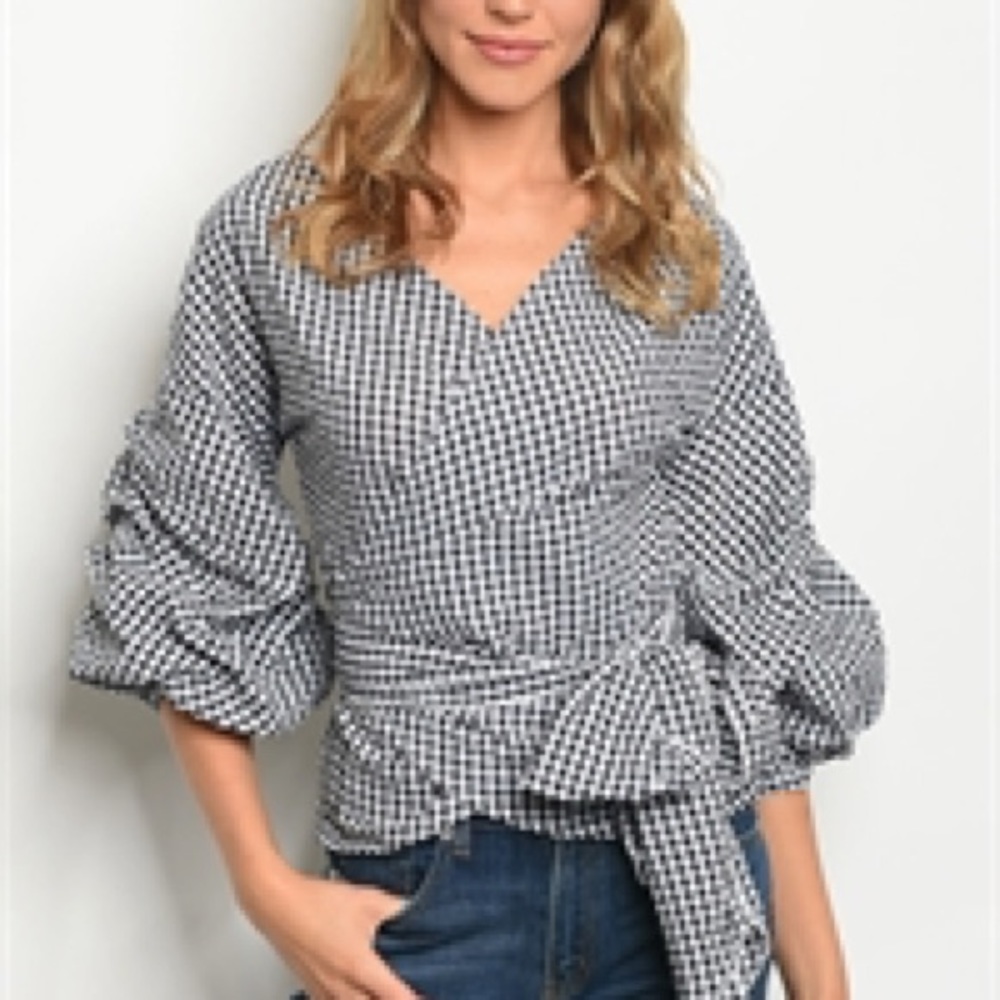 Trendy women’s Gingaham Top